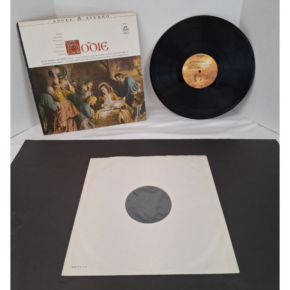 Vaughan Williams Hodie Vinyl Record 36297 World Premiere Recording Angel Stereo